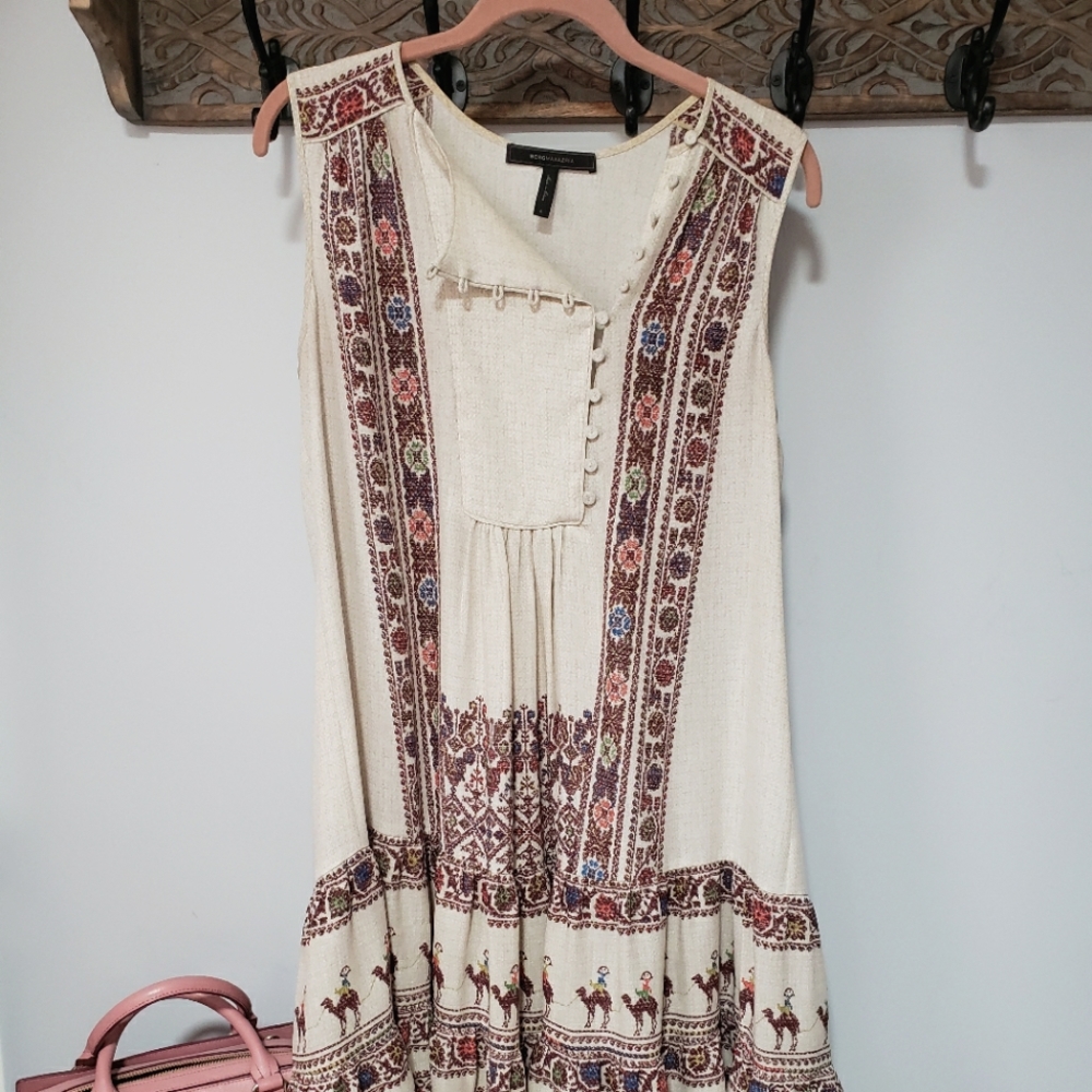 BCBG Max Azria Yulissa Camel Dress